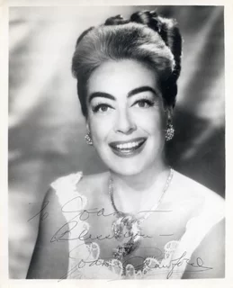 Joan Crawford autograph