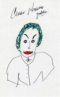 Cesar Romero autograph