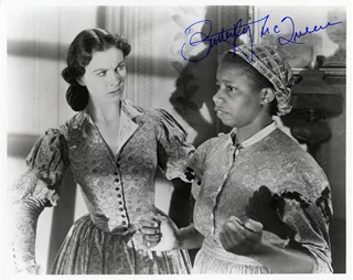 Butterfly McQueen autograph