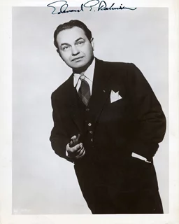 Edward G. Robinson autograph