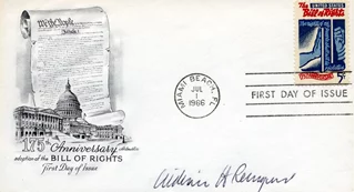 William Rehnquist autograph