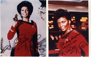 Nichelle Nichols autograph
