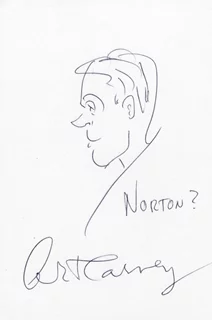 Art Carney autograph