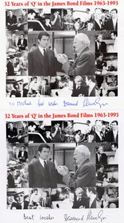 Desmond Llewelyn autograph