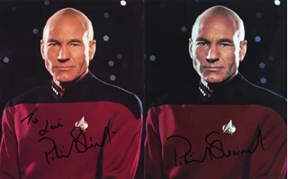 Patrick Stewart autograph