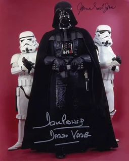 Darth Vader autograph