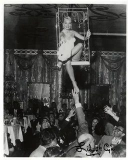 Lili St. Cyr autograph