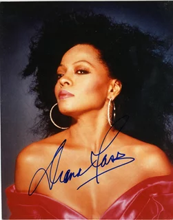 Diana Ross autograph