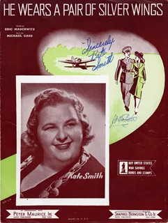 He Wears A Pair of Silver Wings autograph