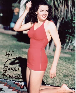 Jane Russell autograph