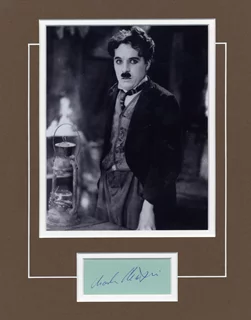 Charlie Chaplin autograph