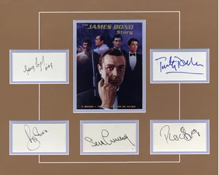 James Bond autograph