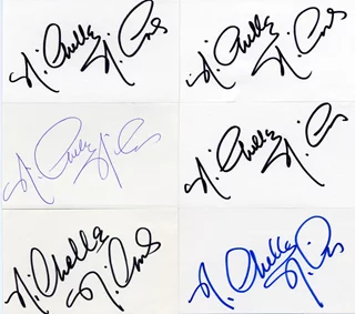 Nichelle Nichols autograph