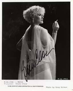 Glenn Close autograph