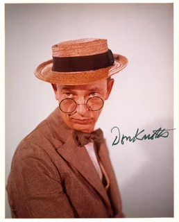 Don Knotts autograph