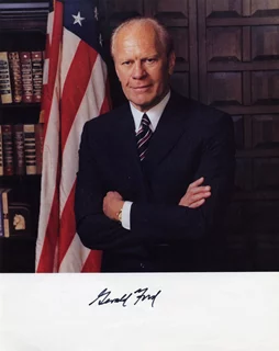 Gerald Ford autograph
