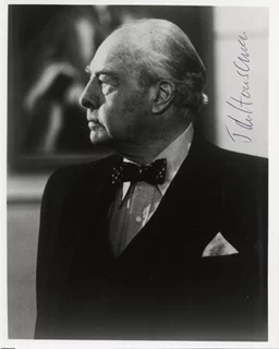 John Houseman autograph