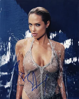 Angelina Jolie autograph