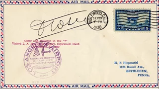 Dieudonne Costes autograph