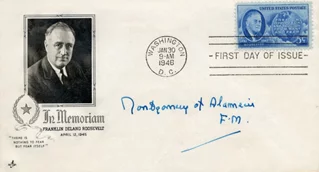 Montgomery of Alamein autograph