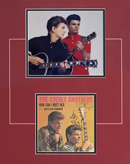 The Everly Brothers autograph
