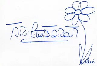 Brigitte Bardot autograph