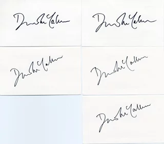 David McCallum autograph