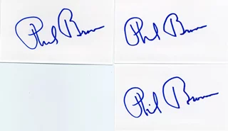 Phil Brown autograph