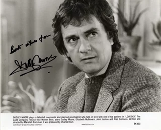 Dudley Moore autograph