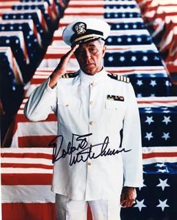 Robert Mitchum autograph