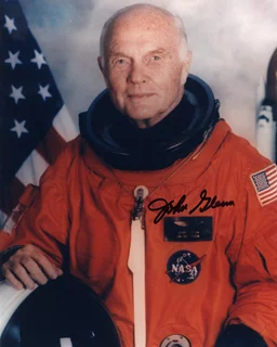 John Glenn autograph