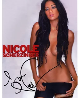 Nicole Scherzinger autograph
