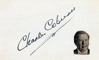 Charles Coburn autograph