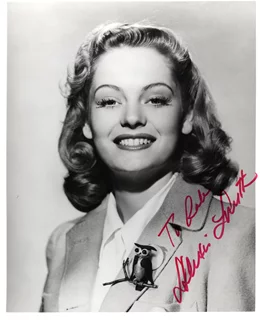 Alexis Smith autograph