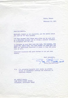 Olivia DeHavilland autograph