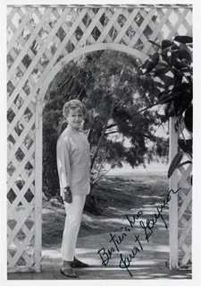 Janet Gaynor autograph