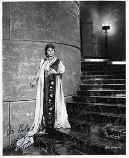 Judith Anderson autograph