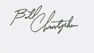 William Christopher autograph