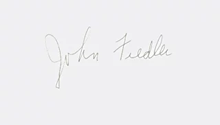 John Fiedler autograph