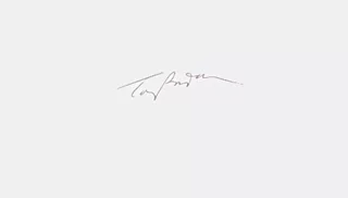 Tony Randall autograph