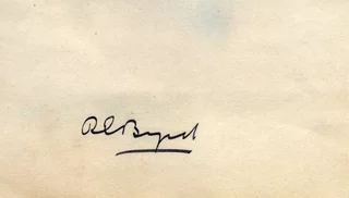 Richard E. Byrd autograph