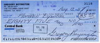 Pappy Boyington autograph