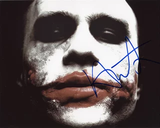 Heath Ledger autograph