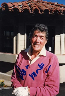 Dean Martin autograph