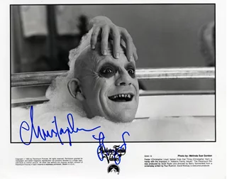 Christopher Lloyd autograph