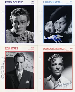 Signed Atlas Card Lot autograph