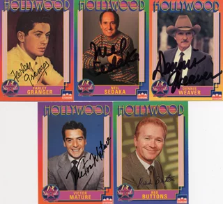 Hollywood Walk of Fame Cards autograph