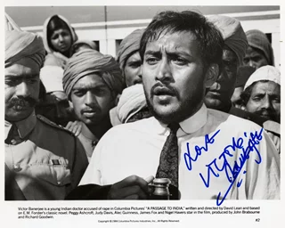 Victor Banerjee autograph