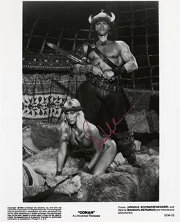 Sandahl Bergman autograph