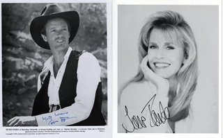 Peter & Jane Fonda autograph